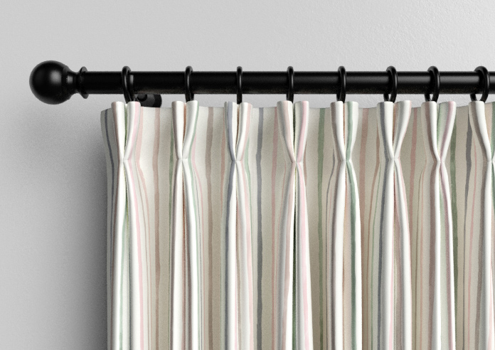 Vintage Stripe, Pastels - Made to Measure Curtains - Image 10